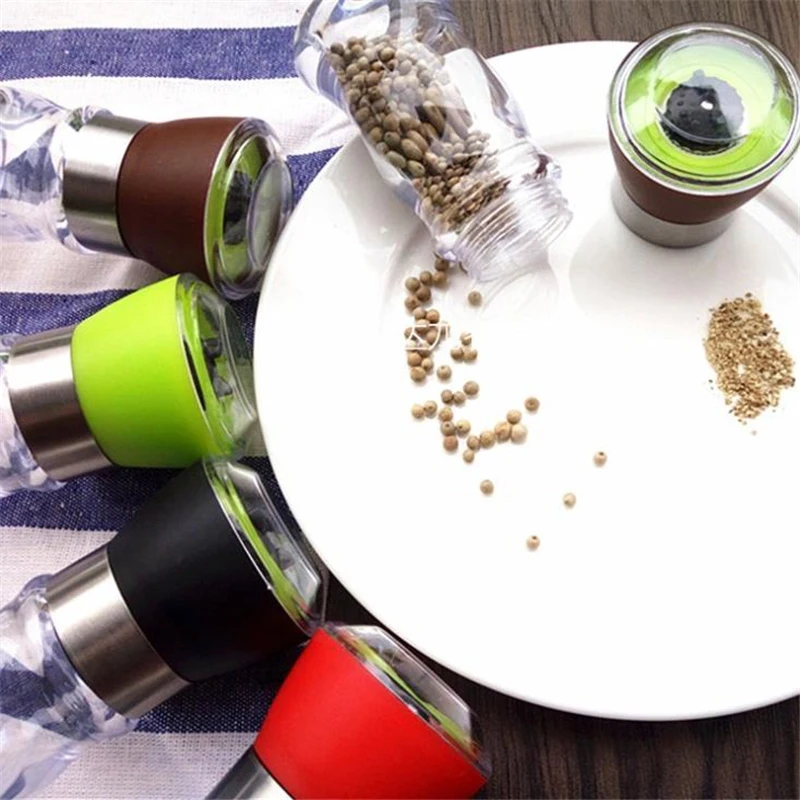 1 шт. руководство соль и перец мельница многоразового Регулируемая дробилка для