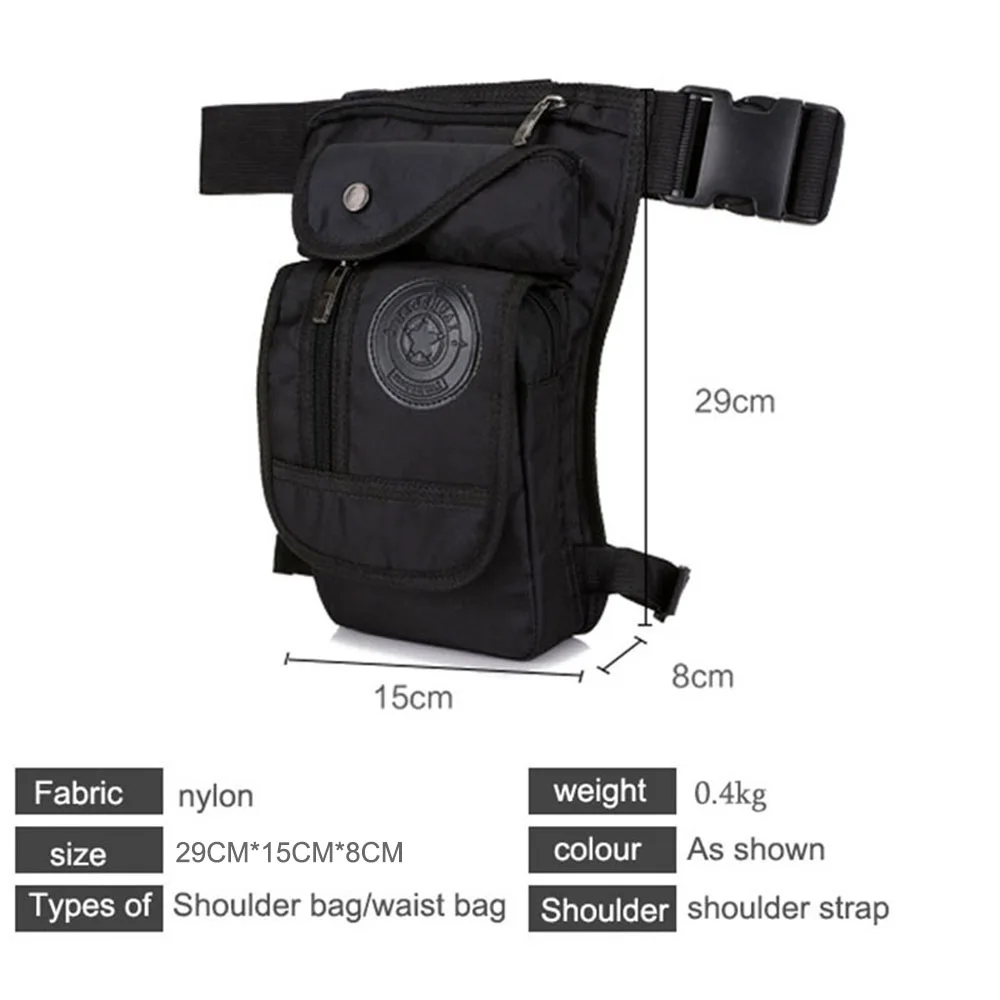 Men Waist Waterproof Leg Bag Drop Messenger Shoulder Bags Travel Mountaineering Tactical Chest Pouch Bum Hip Belt Purse |