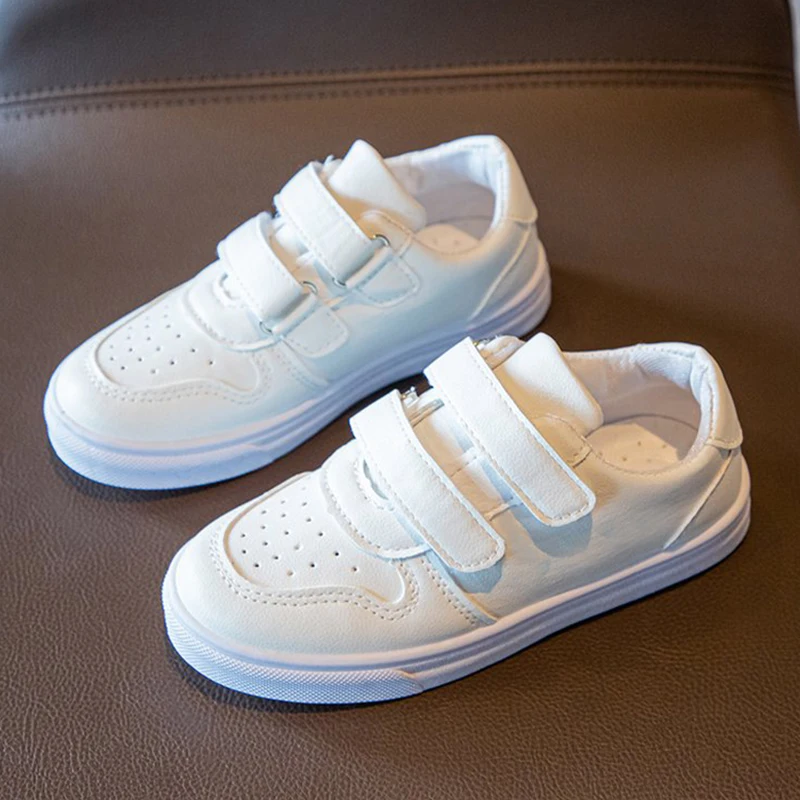 Girl Boys High School Shoes Soft Leather Sport Basketball Ru
