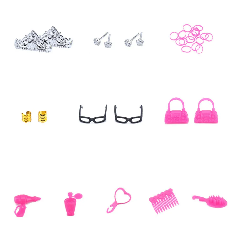 

83pcs Outfits Clothes Set Doll Accessories For Girl'S Doll Clothes Accessories Dolls Accessories Girl'S Dress Up Toy Gift
