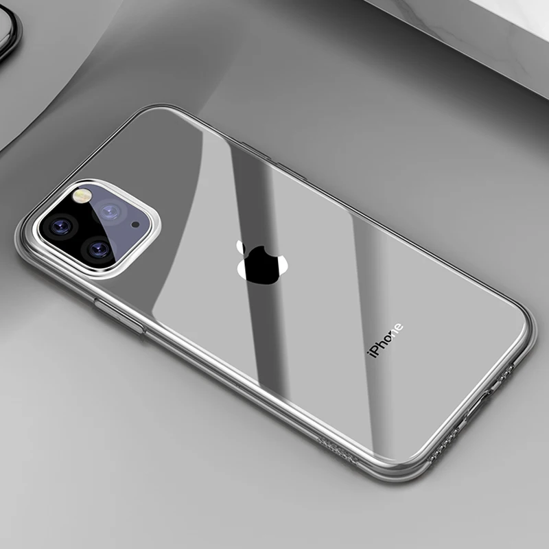Оригинальный мягкий чехол CAFELE для iPhone 11 Pro Max задний телефона прозрачный