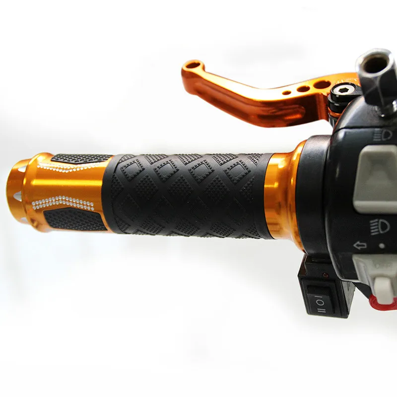 Мотоциклетные ручки с подогревом 22 мм 7/8 дюйма из алюминиевого сплава|Ручки для