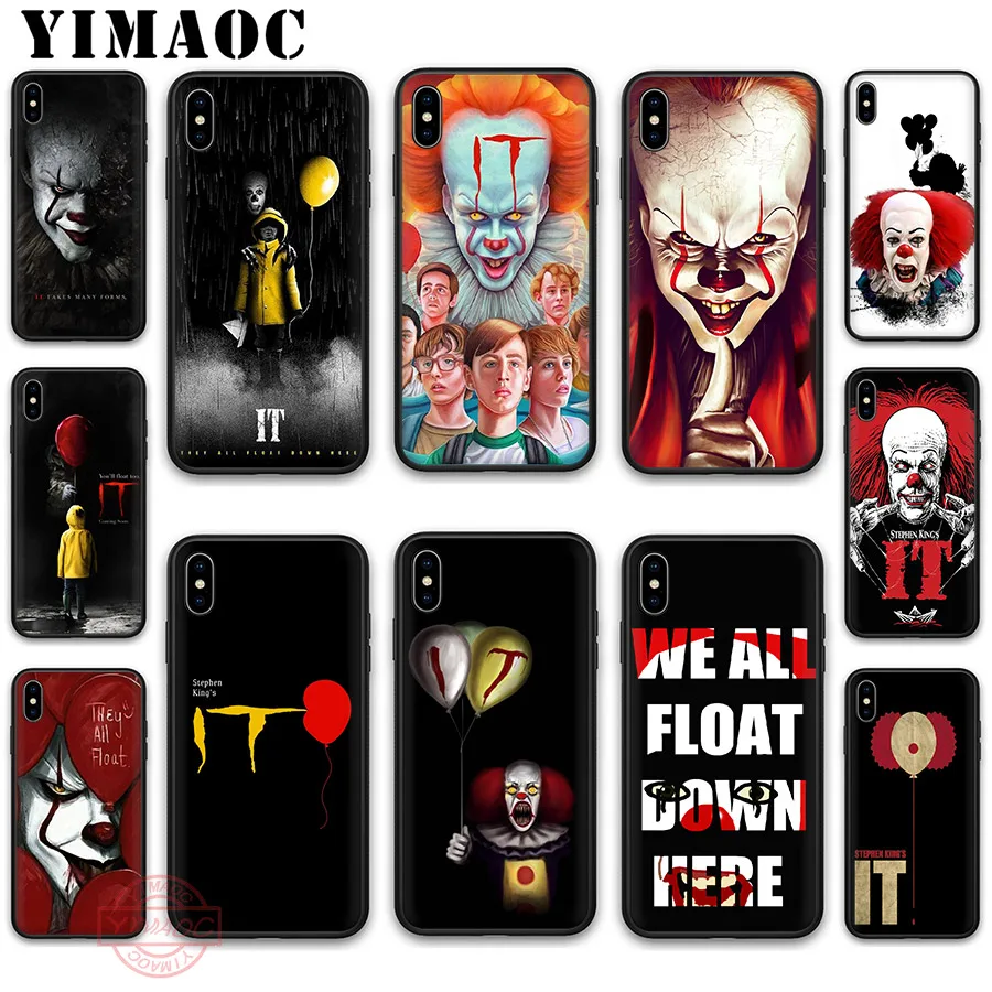 YIMAOC Stephen King's It King s мягкий силиконовый чехол для Apple iPhone 5 5S SE 6 6S 7 8 Plus X XS XR 11 Pro Max