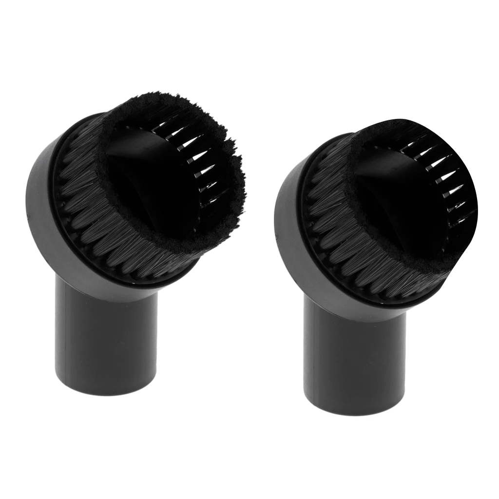 

2 Pcs 32mm/1.25inch Replacement Vacuum Attachment Brushes Heads Bristle Brush Crevice Dust Collector