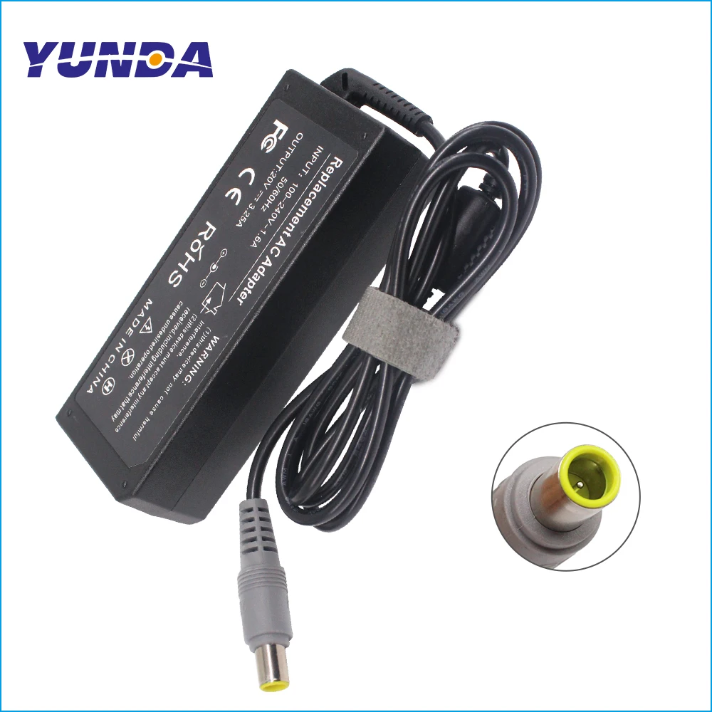 Блок питания для ноутбука Lenovo, 65 Вт, 20 в, 7,9 А, 5,5 * мм