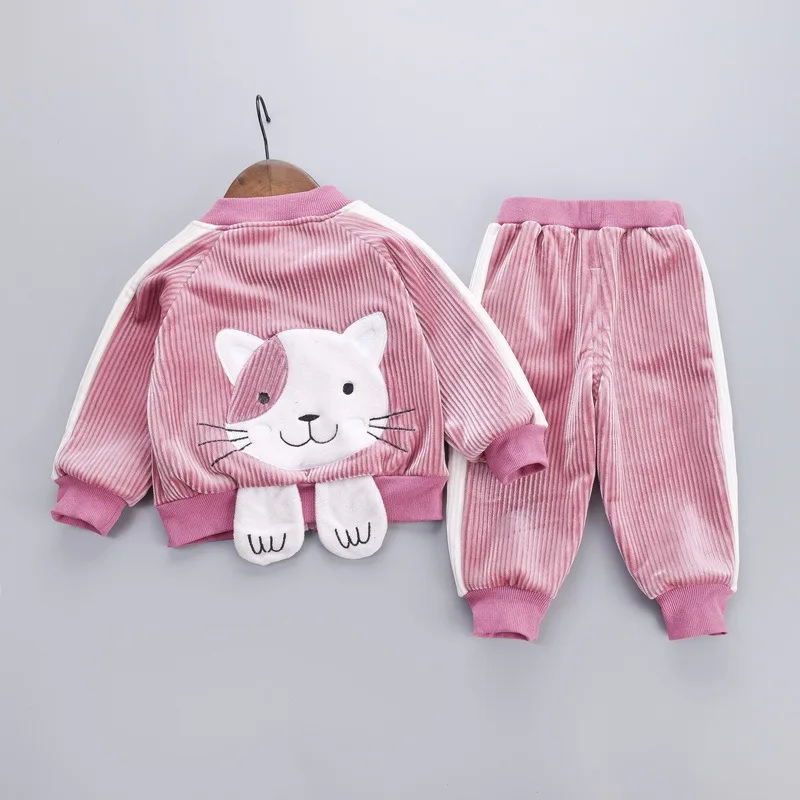 Детская одежда 2019 г. зимние комплекты для малышей вельветовое пальто и штаны| |