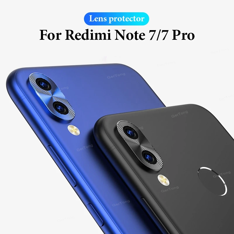 2 шт. алюминиевое защитное кольцо для объектива камеры Xiaomi Redmi Note 7 Pro Note7 |