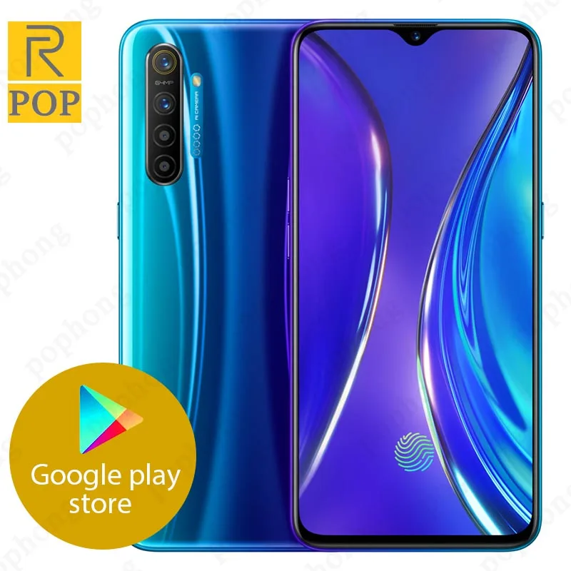 Realme X2 мобильный телефон 6 4 дюймов полный экран AMOLED ГБ 64 Гб Snapdragon 730G XT