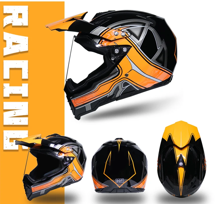 MSUEFKD внедорожный мото rcycle шлем с солнцезащитным козырьком moto-Cross moto cross шлем с двойным щитком racing moto