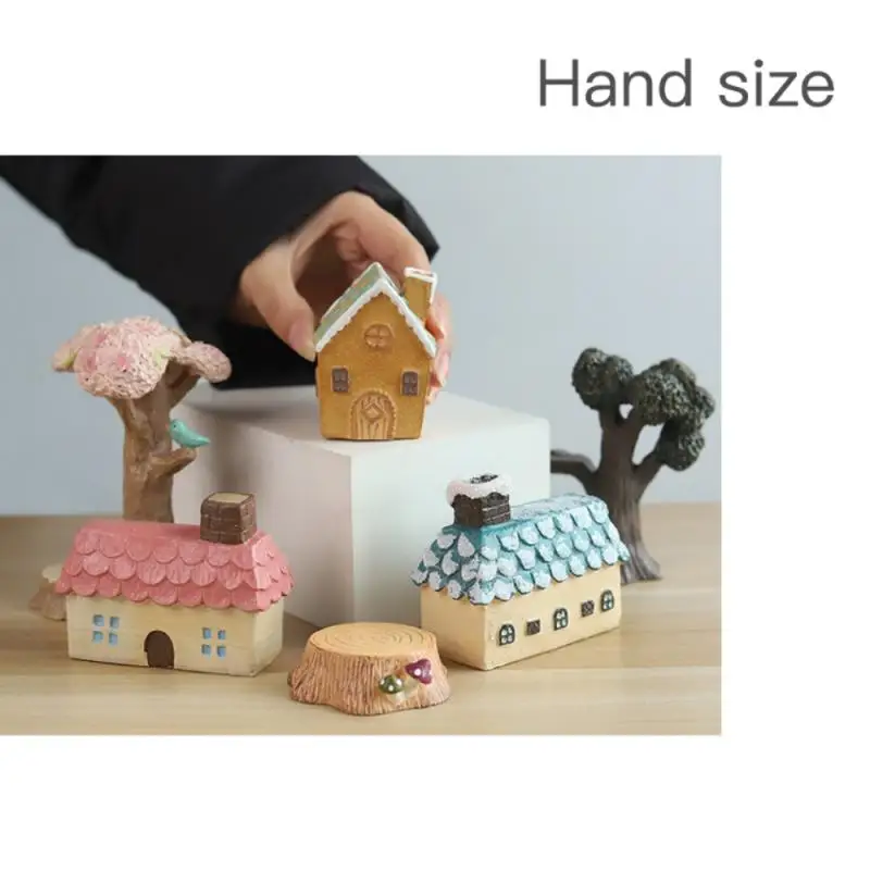 Ландшафтный дизайн смолы Маятник Мини в виде дерева из домик игрушки &quotСделай