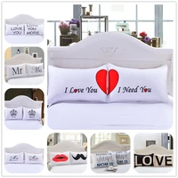 valentine her his pillow cases romantic gift pillow cases decorative pillow cases
