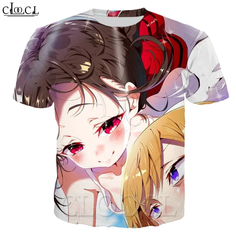 Футболка CLOOCL с аниме Kaguya Sama Love Is War мужские и женские толстовки 3D принтом модные