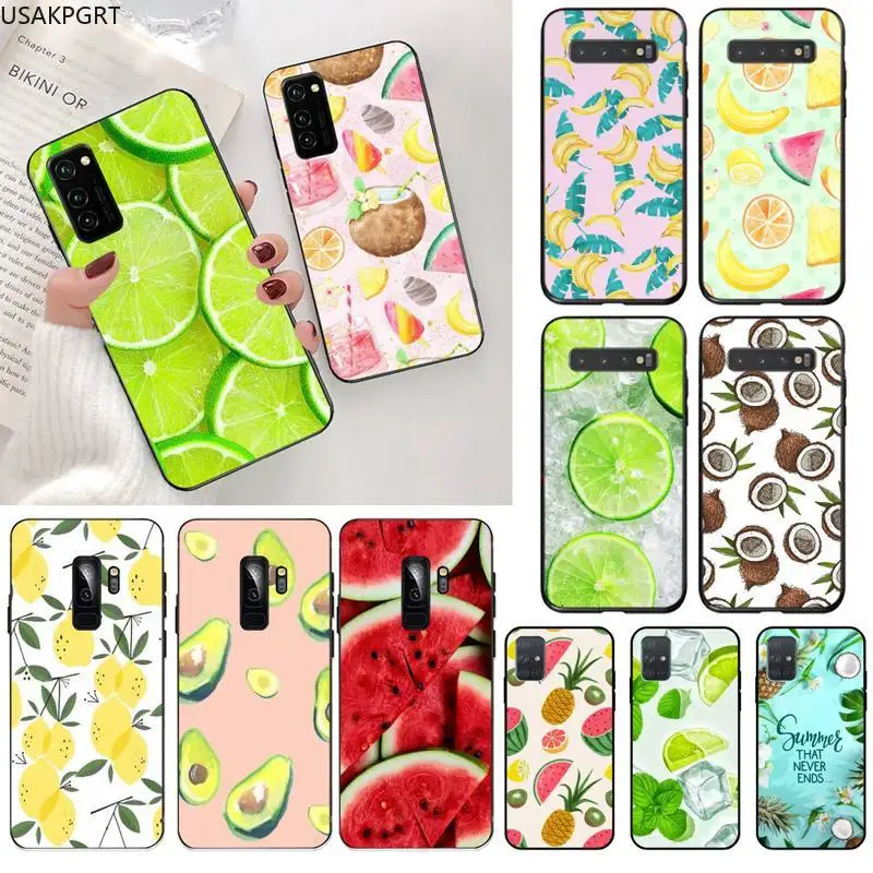 Летний милый чехол для телефона Samsung S20 plus Ultra S6 S7 edge S8 S9 S10 5G lite 2020 - купить по
