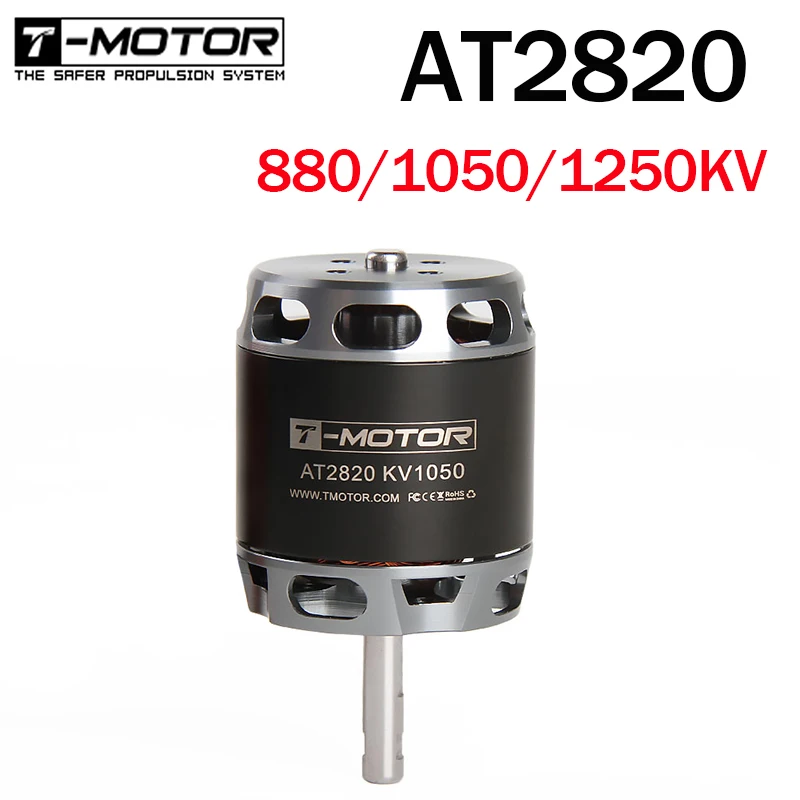 

T-MOTOR AT2820 длинный вал KV880 KV1050 KV1250 бесщеточный двигатель для неподвижного крыла спрей Airdrop контроль наблюдения мульти-пурпос