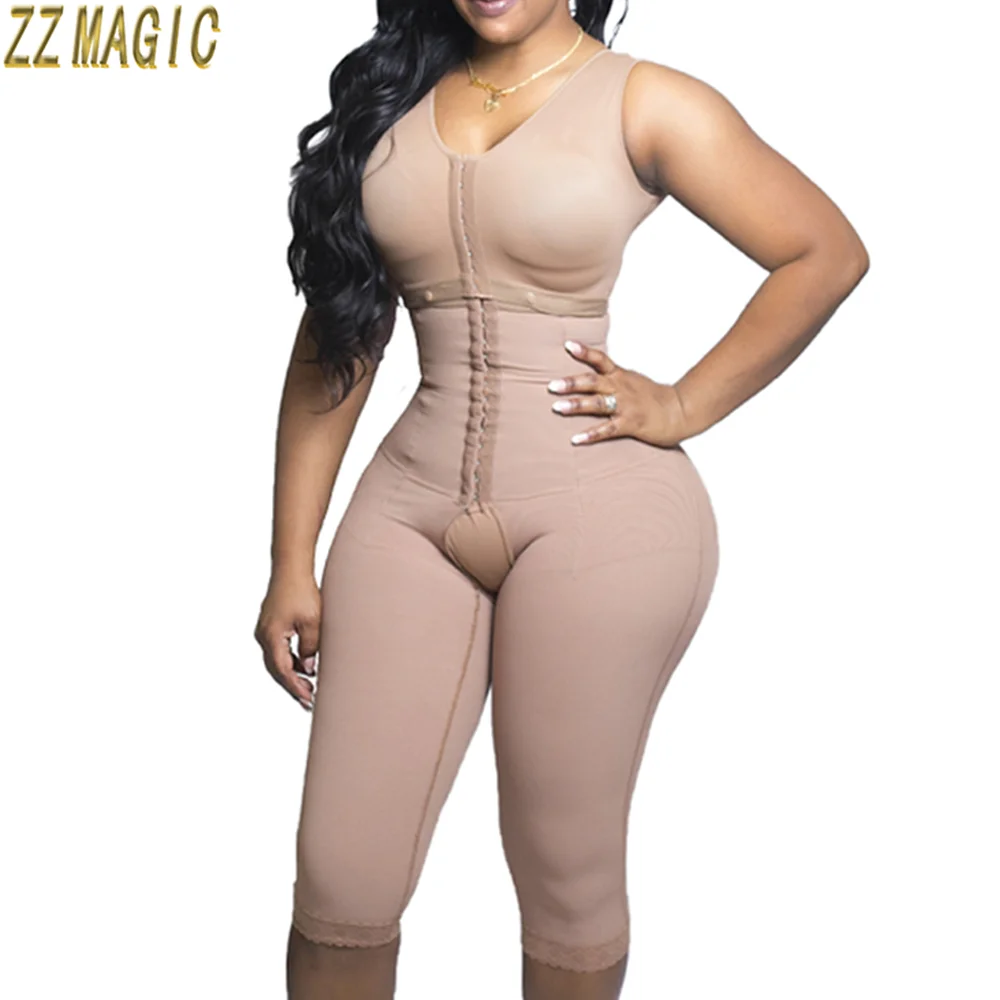 Body Shaper for Women Fajas Colombianas Mujer  Adjustable Hook And Eye Front Closure Corset Post Surgery Compression
