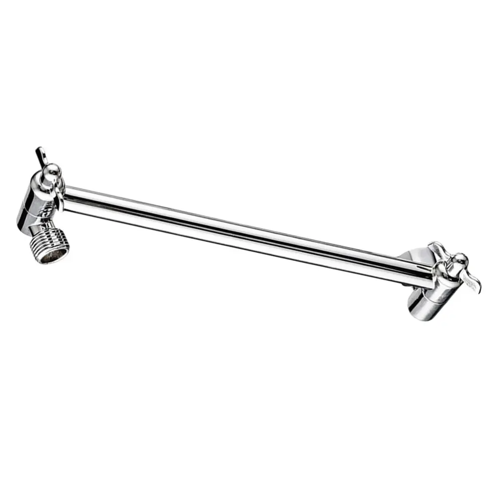 

Home Bathroom Fitting Mount Base Shower Arm Adjustable Extended Shower Arm