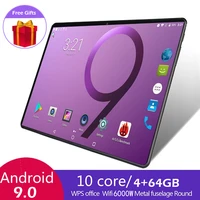 the latest 10 inch tablet android 9 0 system hd 4g wifi tablet dual sim card rear camera mobile bluetooth tablet