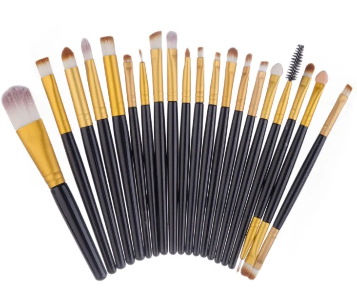20brush 78 цветов, профессиональная палитра макияжа, наборы, матовые мерцающие тени для век, губы, Осветляющий макияж, легко носить, макияж, набор - Цвет: 20brush