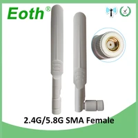 eoth 2 4g 5 8g antenna 8dbi sma female wlan wifi dual band antene iot module router tp link signal receiver antena high gain
