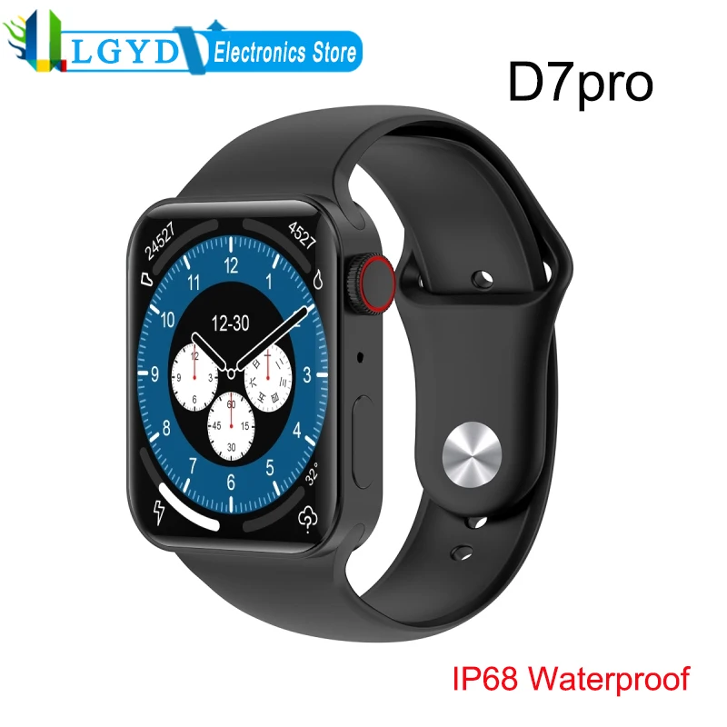 

Смарт-часы D7pro с цветным экраном 1,77 дюйма, IP68, GPS, Bluetooth