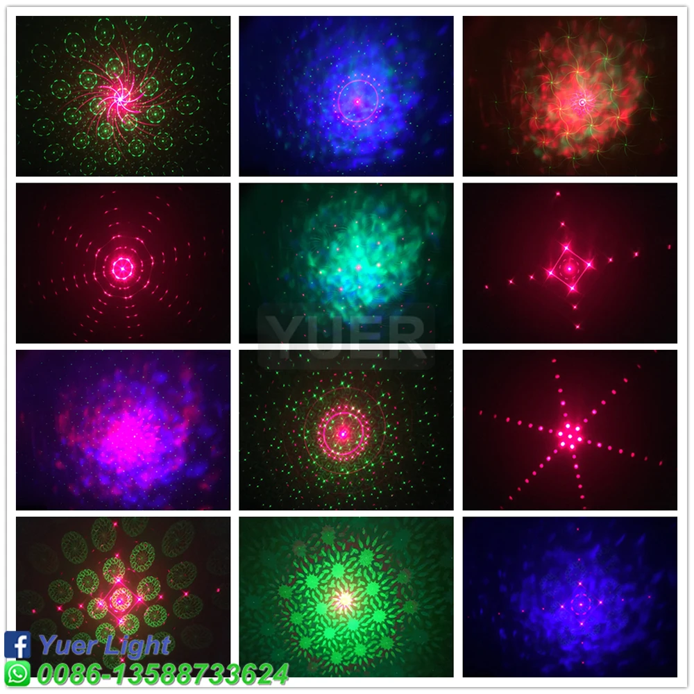 

LED RGB Laser Water Pattern Strobe Effect LIight For Stage DJ Disco Indoor Outdoor Party Bar Club Music Restaurant Dance Floor