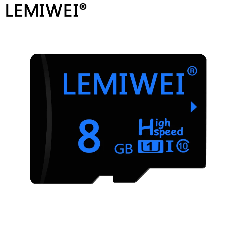 Карта памяти Lemewei 32 ГБ 64 флэш карта темно синего цвета высокоскоростные TF карты
