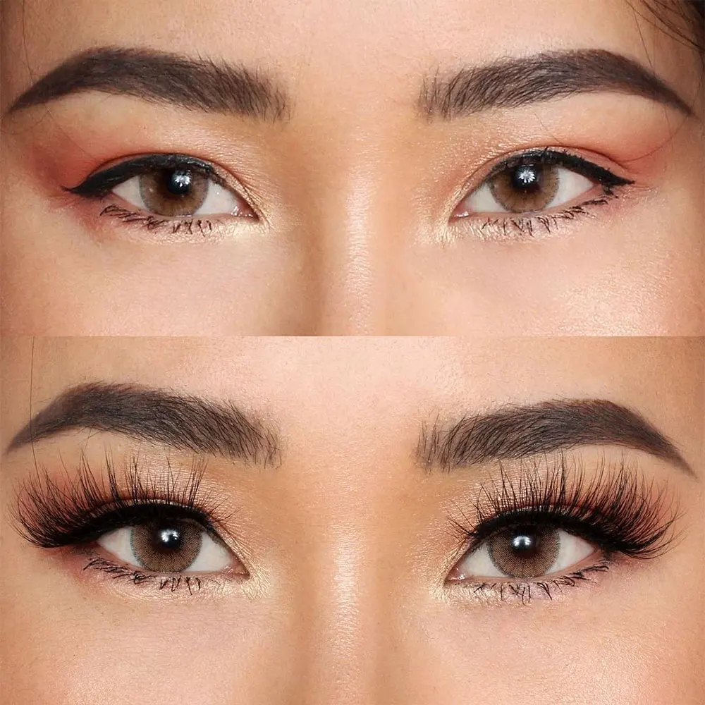 3D норковые волосы Магнитная ресница костюм долговечные натуральные