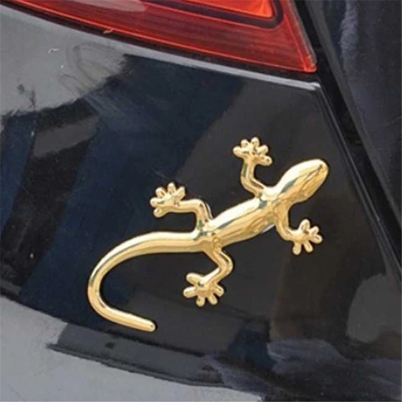 3D геккон ящерица Автомобиль Мотоцикл Наклейка аппликация грузовик этикетка