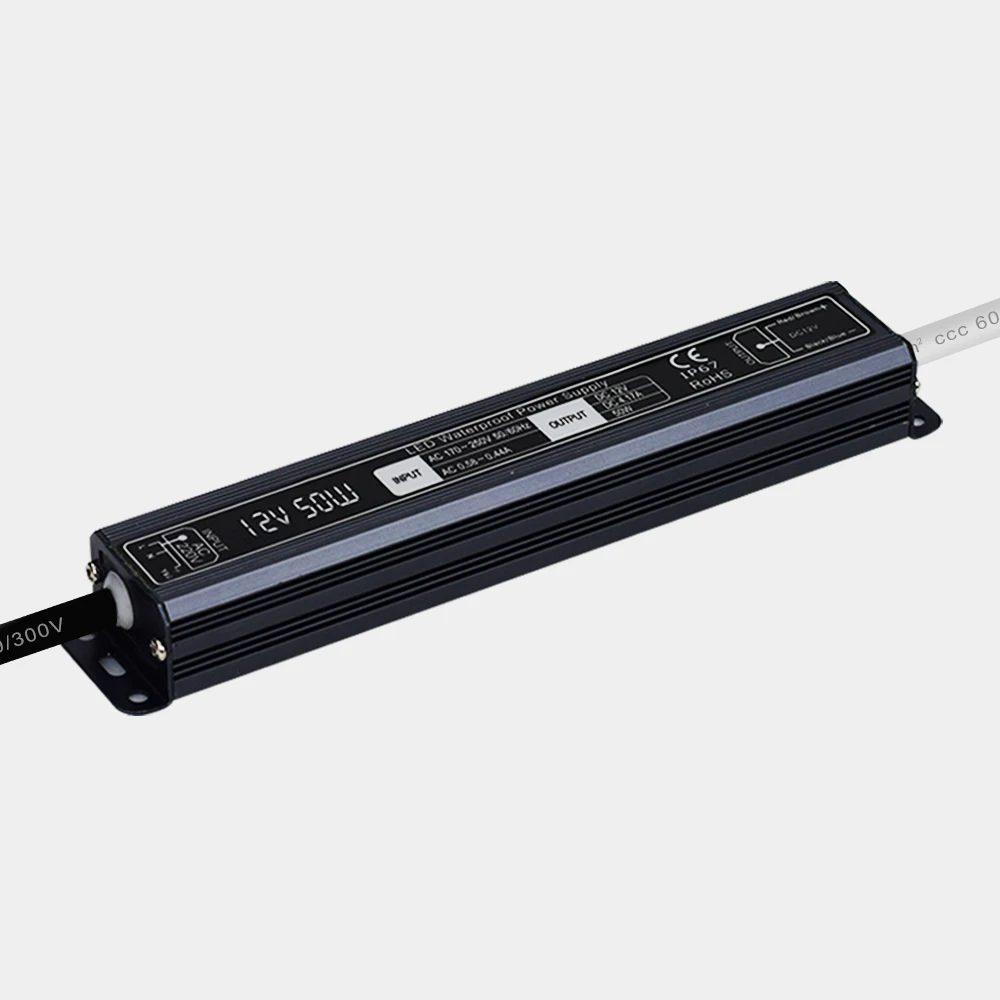 Светодиодный Водонепроницаемый переключение Питание AC220V для DC12V4.17A50W светильник