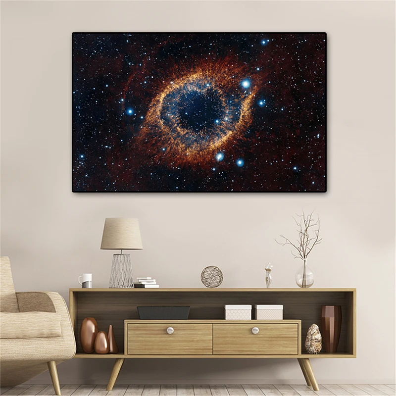 

Universe Space And Stars Starry Sky Planet Painting on Canvas Posters and Prints Cuadros Wall Art Pictures For Living Room Decor