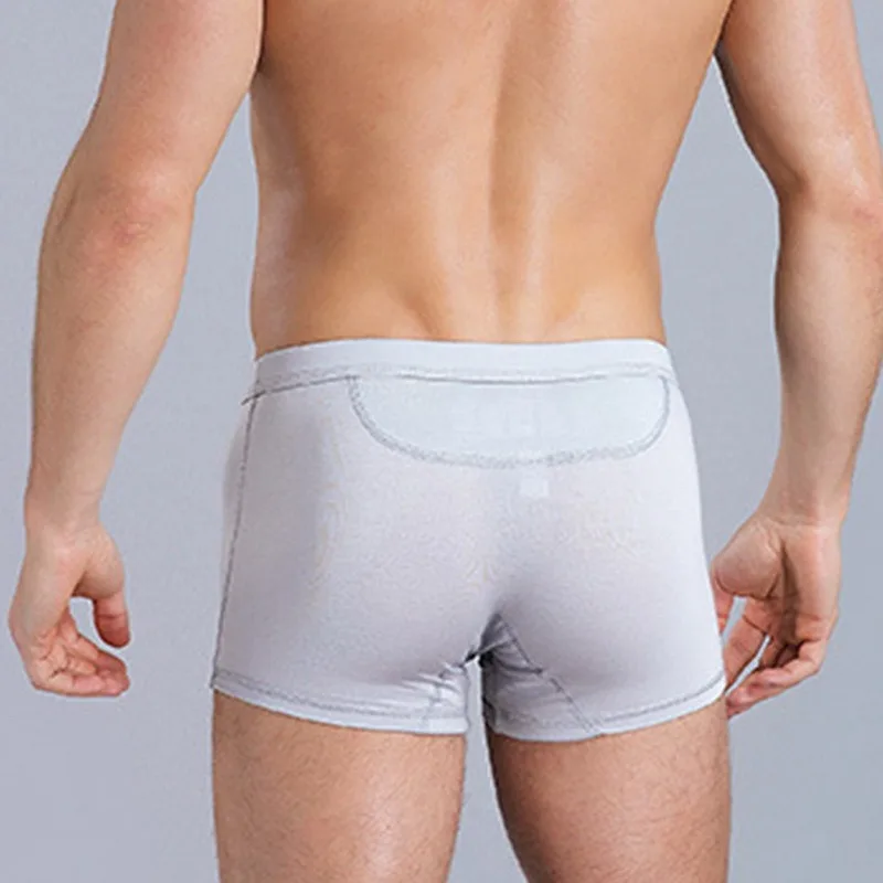 Трусы-боксеры мужские с магнитной застежкой дышащие сетчатые шорты пикантное