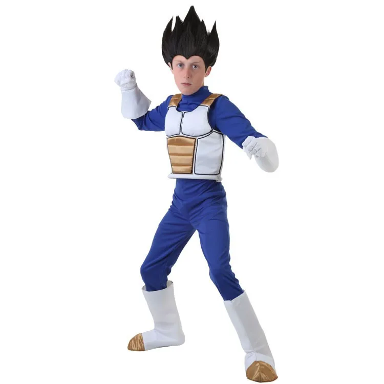 Dragon Ball Z Vegeta/костюм для косплея Детский костюм мальчиков с драконом и шариком