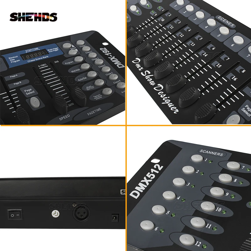 Новое поступление 192 DMX контроллер для подвижной головки светильник каналов DMX512 DJ