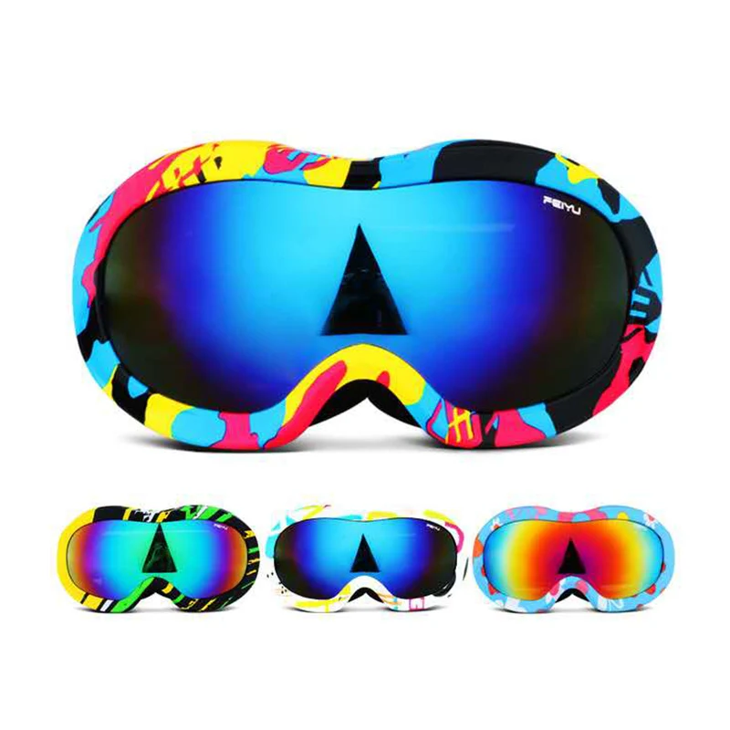 Очки Лыжные Детские с защитой от запотевания и УФ лучей 3 13 лет|Лыжные очки| |