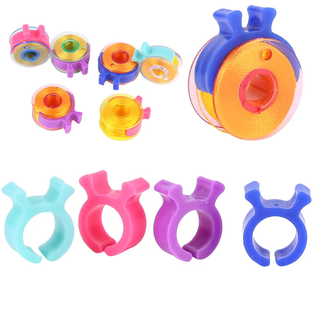 20 # красочная швейная катушка с нитками держатель зажим зажимы Bobbin Buddies вышивка