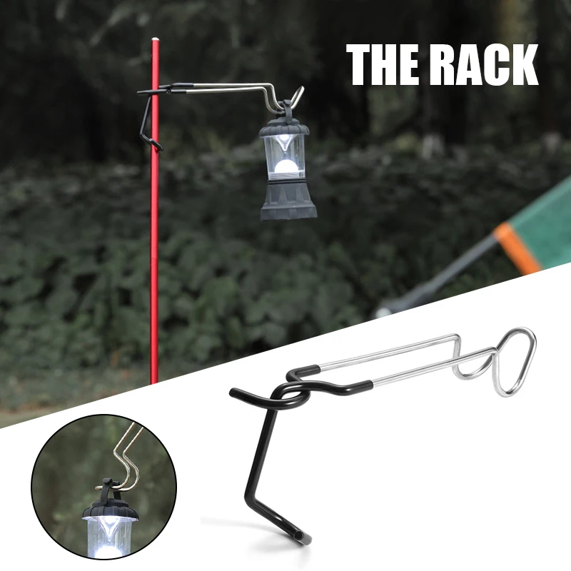 

Camping Hook Hanger Stainless Steel Multifunction Non-Slip Lamp Hanger Outdoor Portable Camping Tent Accessories ASD88