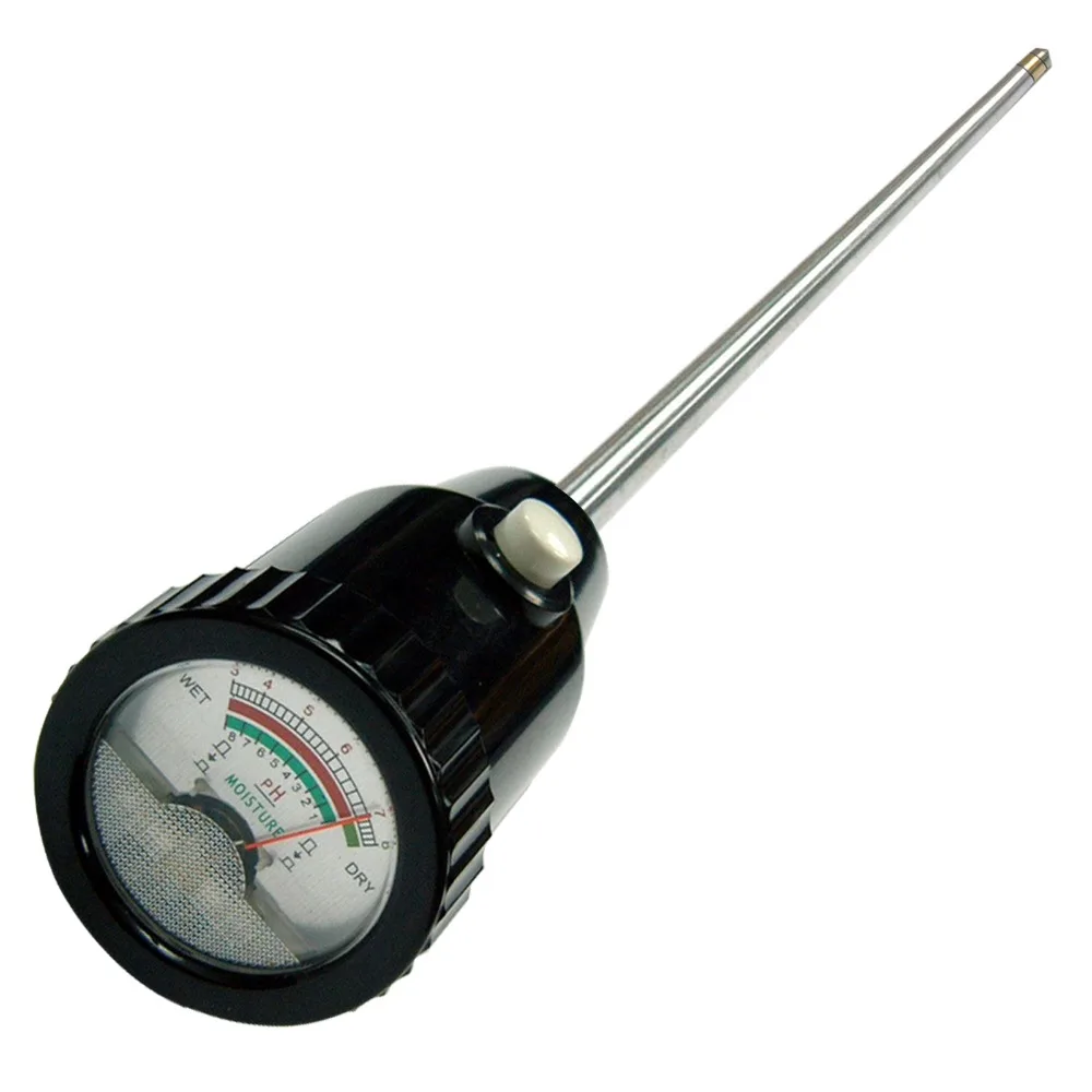 

Soil pH & Moisture Tester Meter with 295mm Long Electrode Probe Waterproof Soil Tester Kit Tools, for Indoor & Outdoor Gardens