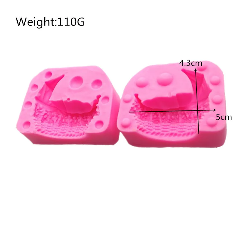 

2PC Baby stroller baby cradle birthday silicone cake chocolate mold Moulds baking decorative chocolate cake mold fortune sugar
