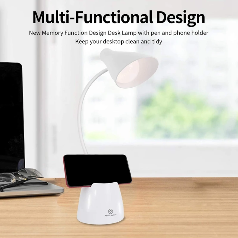Настольная лампа Перезаряжаемые энергосберегающие лампы для чтения книги