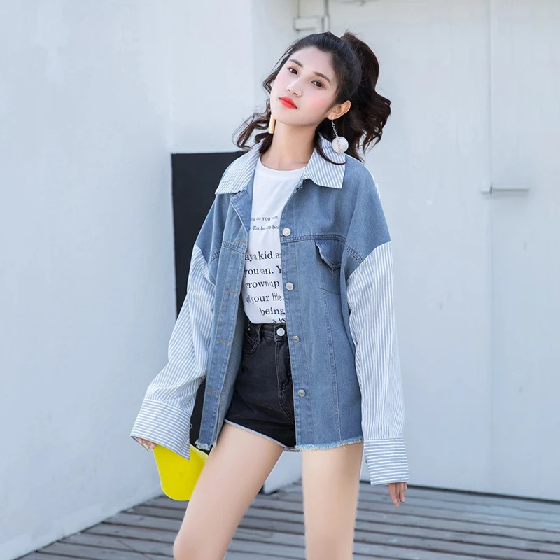 CHICEVER корейские женские топы и блузки воротник с лацканами длинным рукавом