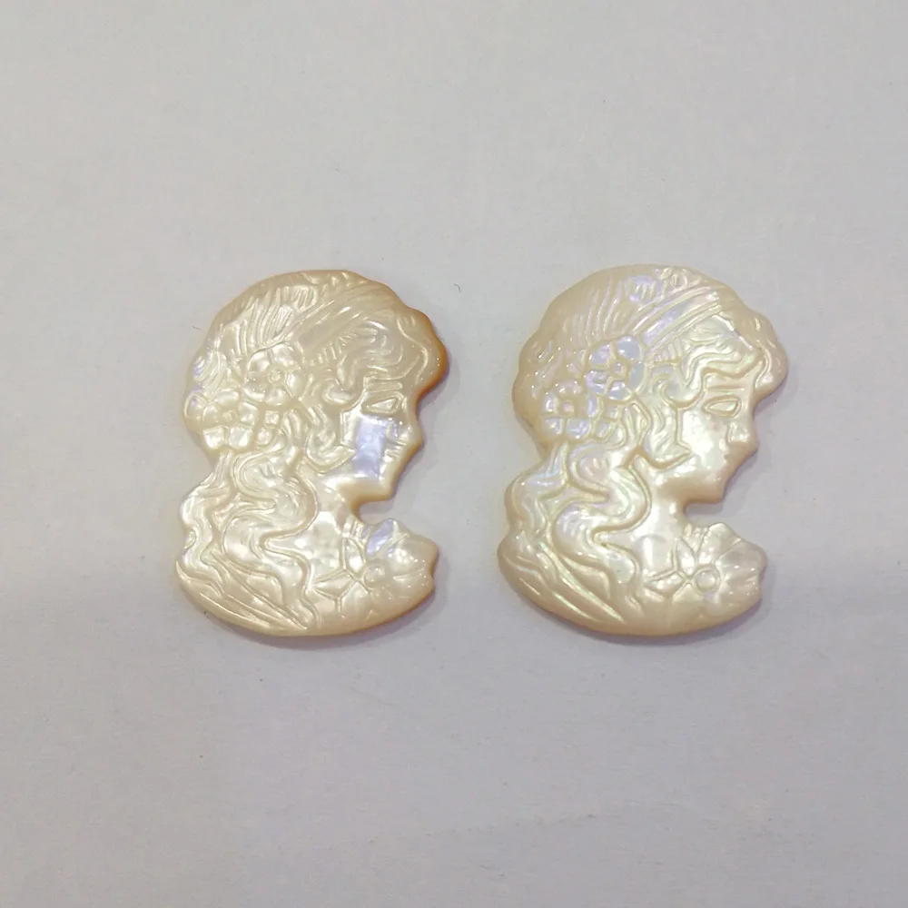 Новые Подвески из натуральной ракушки кудрявые волосы для девушек без пробивки