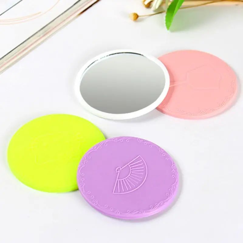 7 см/2.76in творческий с рельефным рисунком для девочек Круглый Мини карманный