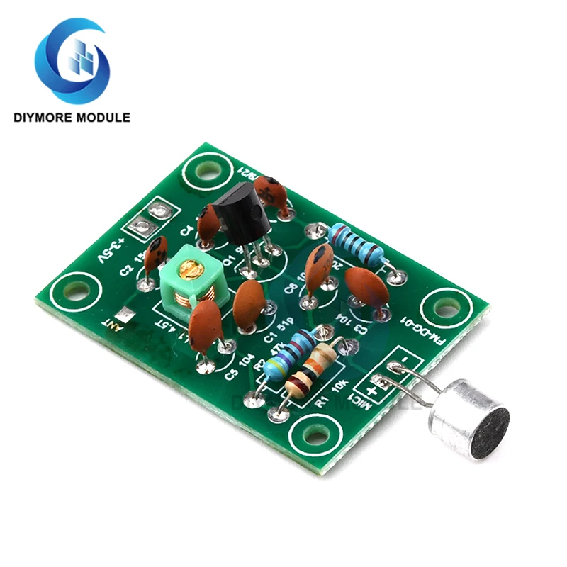 FM модуль приемника-передатчика мини-беспроводной микрофон Ham Радио