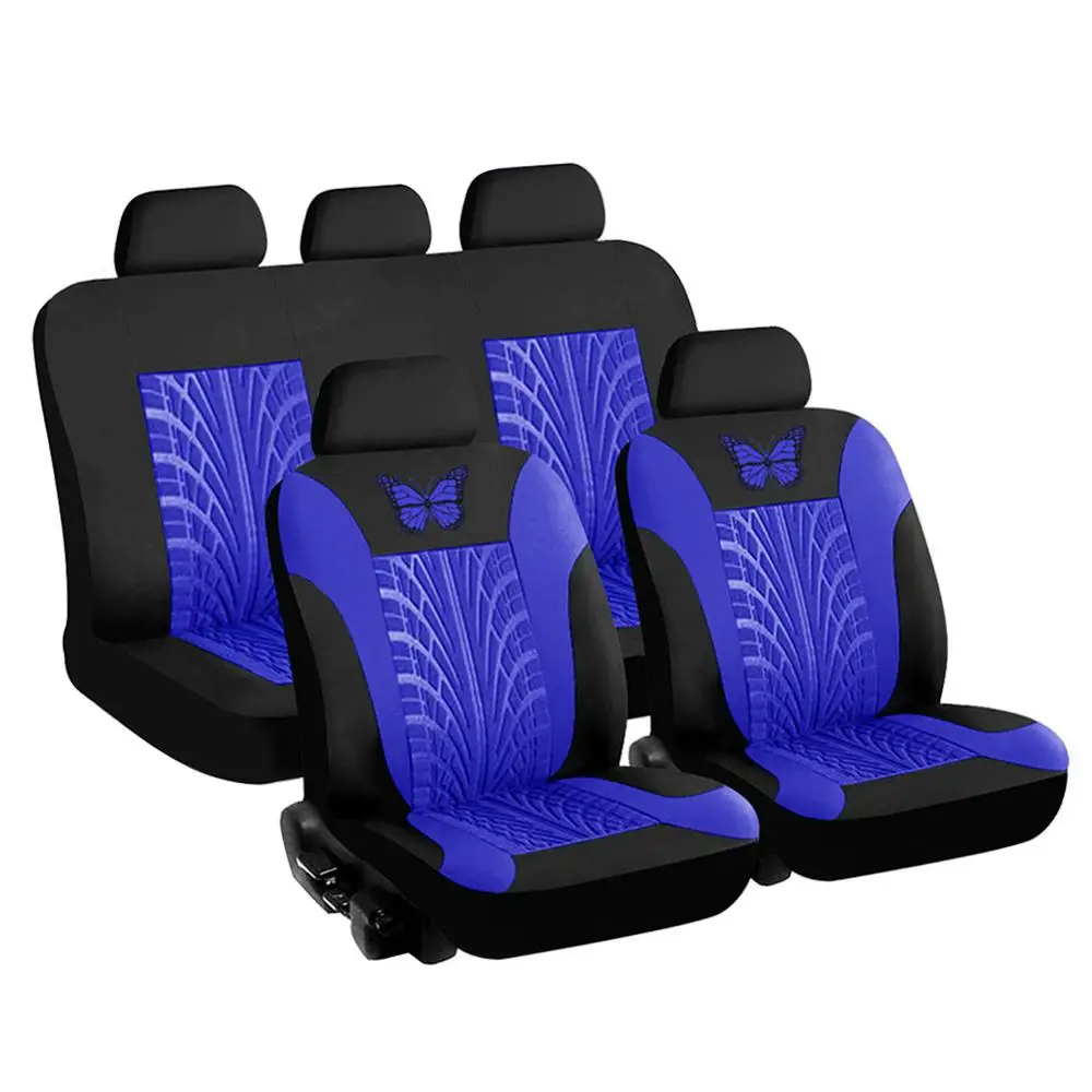4/9 шт хит продаж полный комплект Бабочка 3D покрышка для автокресла аксессуары