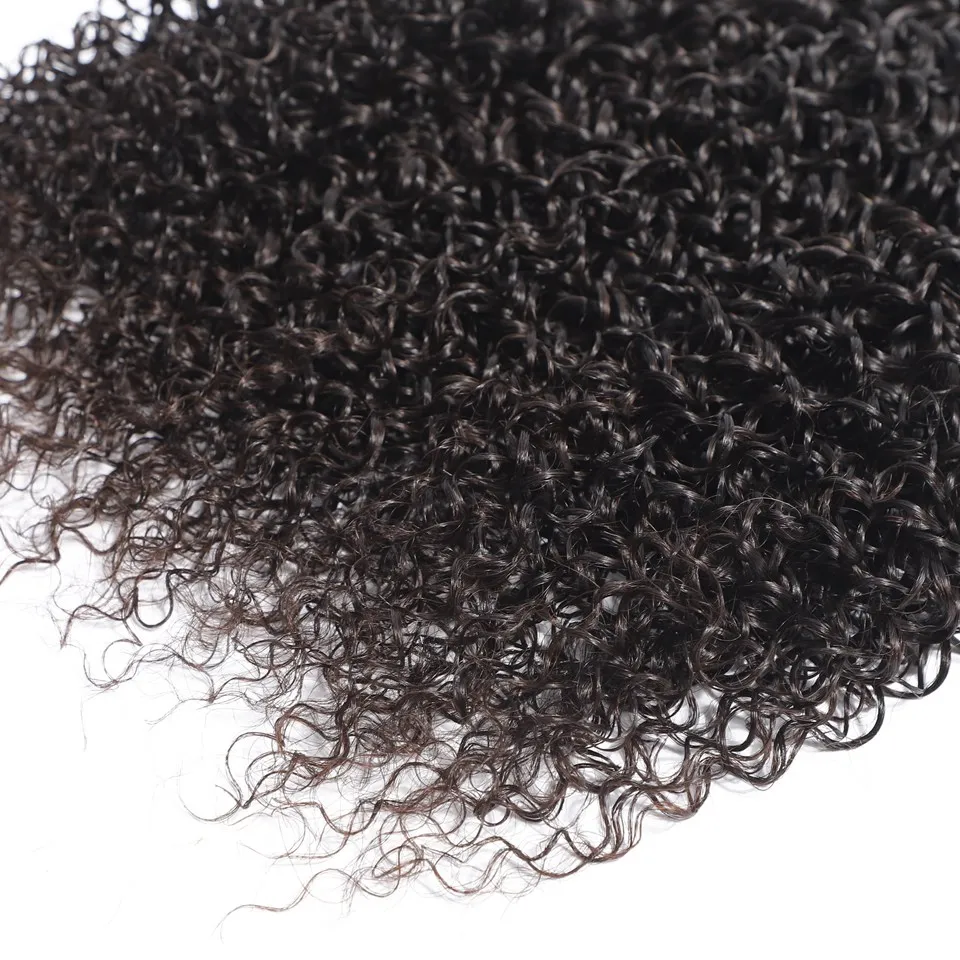 

Alishes Hair Deep Curly Cambodian Hair Bundles 100% Human Hair 1/3/4 Bundles Black Color Remy Hair Extensions Free Shipping
