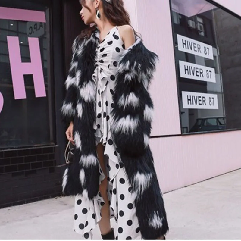 Женское пальто из натурального меха енота новинка 2021 зимнее повседневное