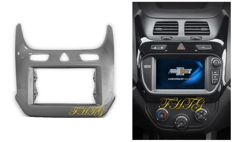 Автомобильная Радио фасция Dash Kit подходит для 2016 + GM CHEVROLET COBALT (UV серый) двойная Din