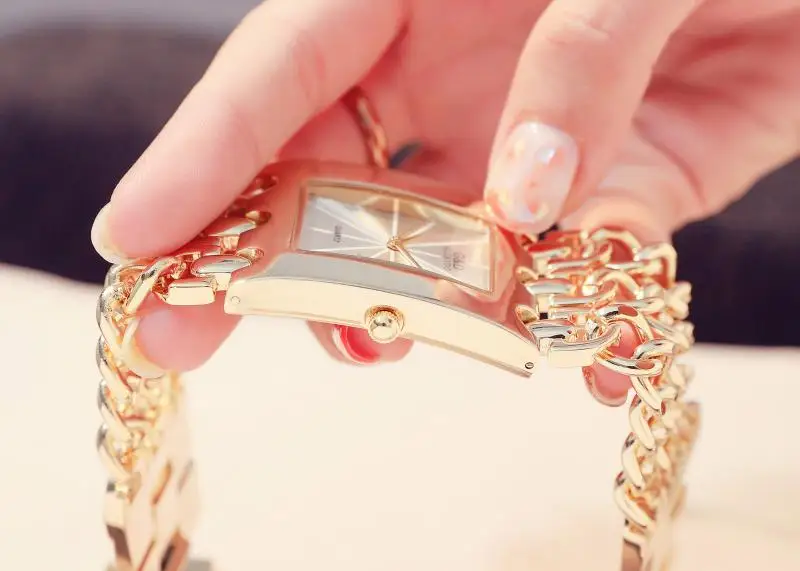 

Square Rose Gold Wrist Watch Women Luxury Brand Dress Ladies Wristwatch Stainless Steel Diamond Female Clock Bayan Kol Saati