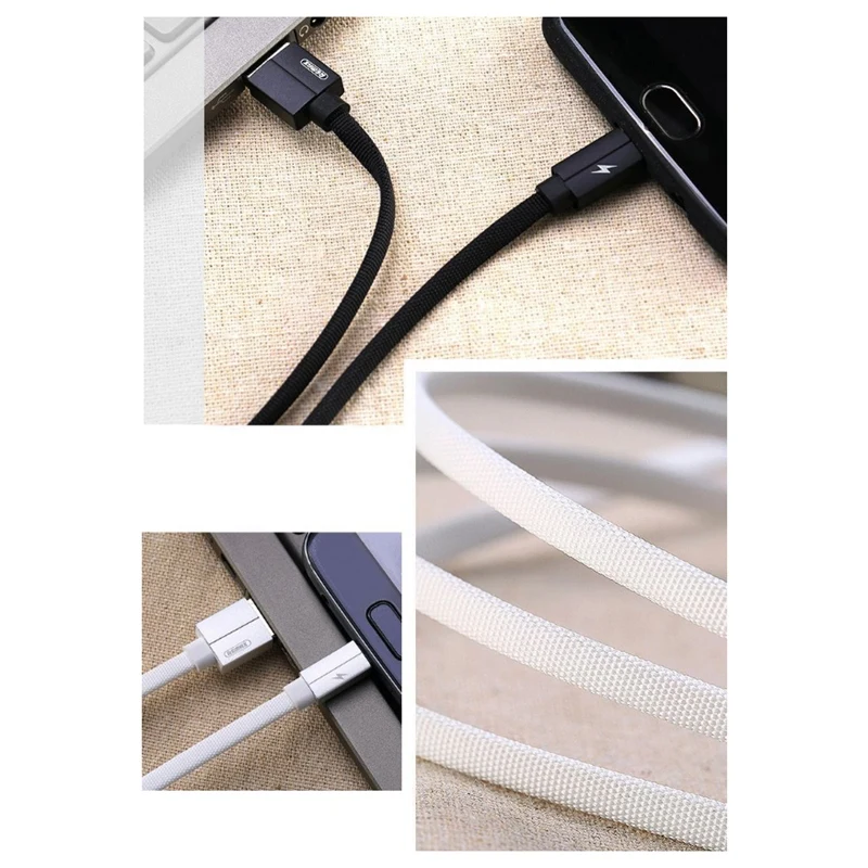 Remax Rc 094M 2 м 2.1A Corolla Usb плетеная проводка для быстрой зарядки данных линия Huawei / Millet