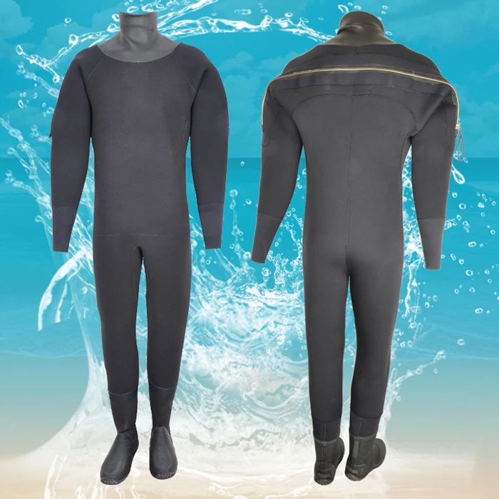 

Водонепроницаемый дышащий нейлоновый костюм для байдарки с вулканизированными ботинками, 8 мм, гидрокостюм для дайвинга
